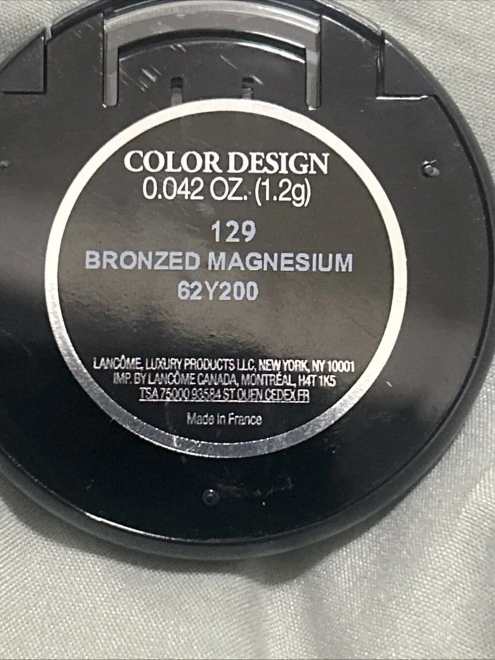 New Lancome Color Design 129 BRONZED MAGNESIUM Shimmer Eyeshadow Full Size